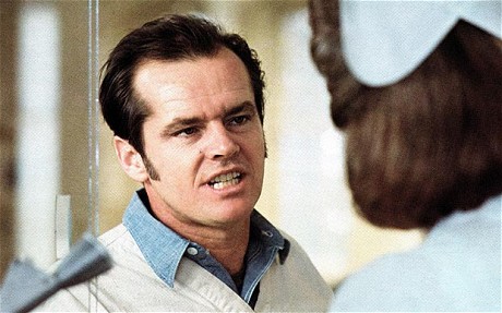 Jack Nicholson in 'One Flew Over the Cuckoo's Nest'