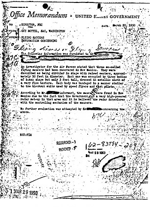 ROSWELL MEMO