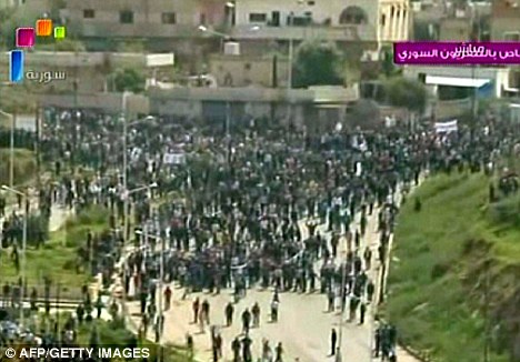 Mass movement: Despite the threat of reprisals, thousands of anti-government protesters have been calling for wider democracy