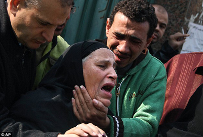 egypt woman beaten protest