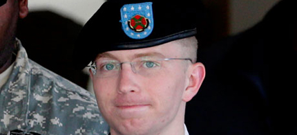 Manning also pleaded not guilty to 12 counts which relate to the major offences. (photo: Patrick Semansky/AP)