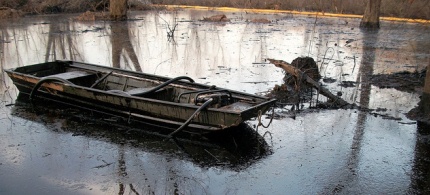 The Keystone Pipeline will carry the same material that spilled in Mayflower, it's called Tar Sands. (photo: Tar Sands Blockade)