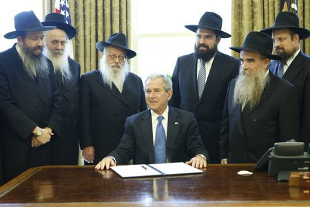 George W. Bush with Jews