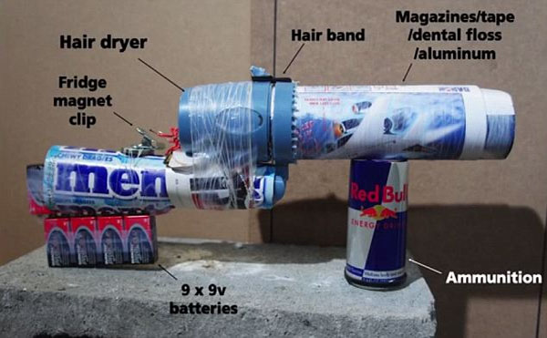 The TSA Is No Match For This Mad Scientis Man Builds Deadly Weapons With Items He Bought AFTER Going Through Airport Security