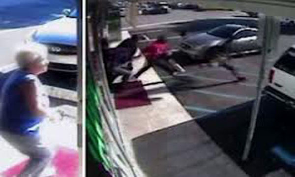 Video 65 YEAR OLD WOMEN vs. 5 THUGS