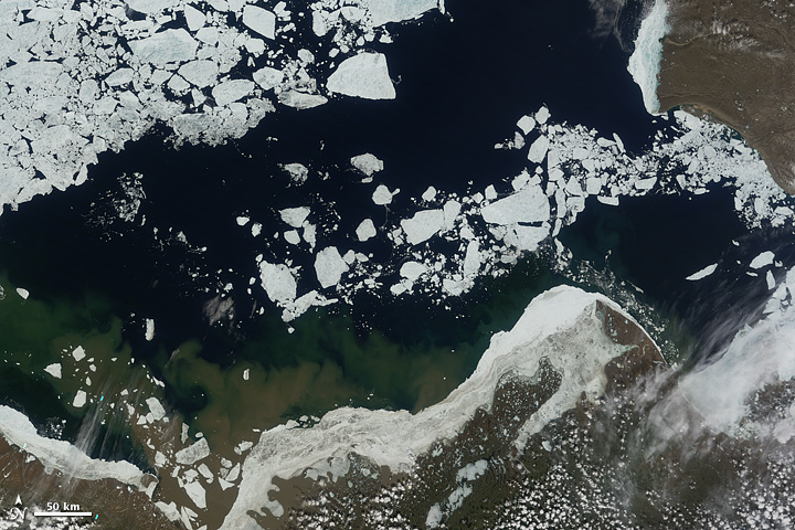 Sea Ice Retreat in the Beaufort Sea