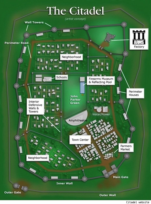 Plan for The Citadel in Idaho