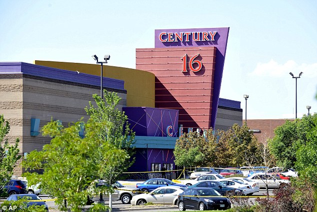 The Century 16 Theater where James Egan Holmes, 24, allegedly shot and killed 12 people and injured 58 in Aurora, Colorado