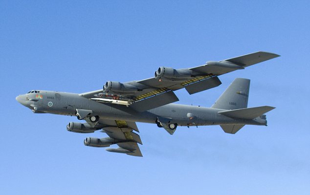 The X-51A Waverider on the wing of a B-52 Stratofortress. A previous test was the longest supersonic combustion ramjet-powered hypersonic flight to date.